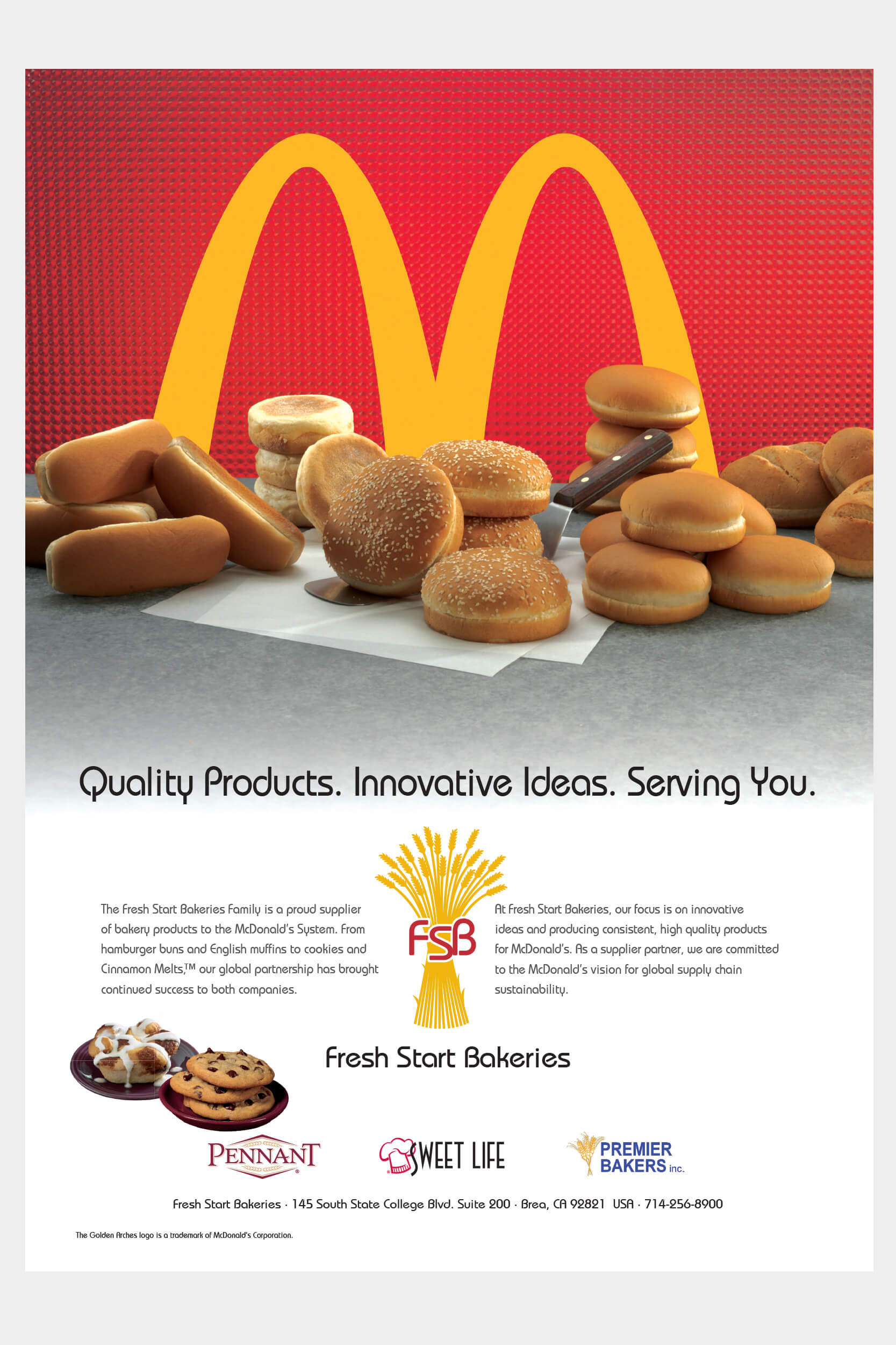 Fresh Start Bakeries McDonald's