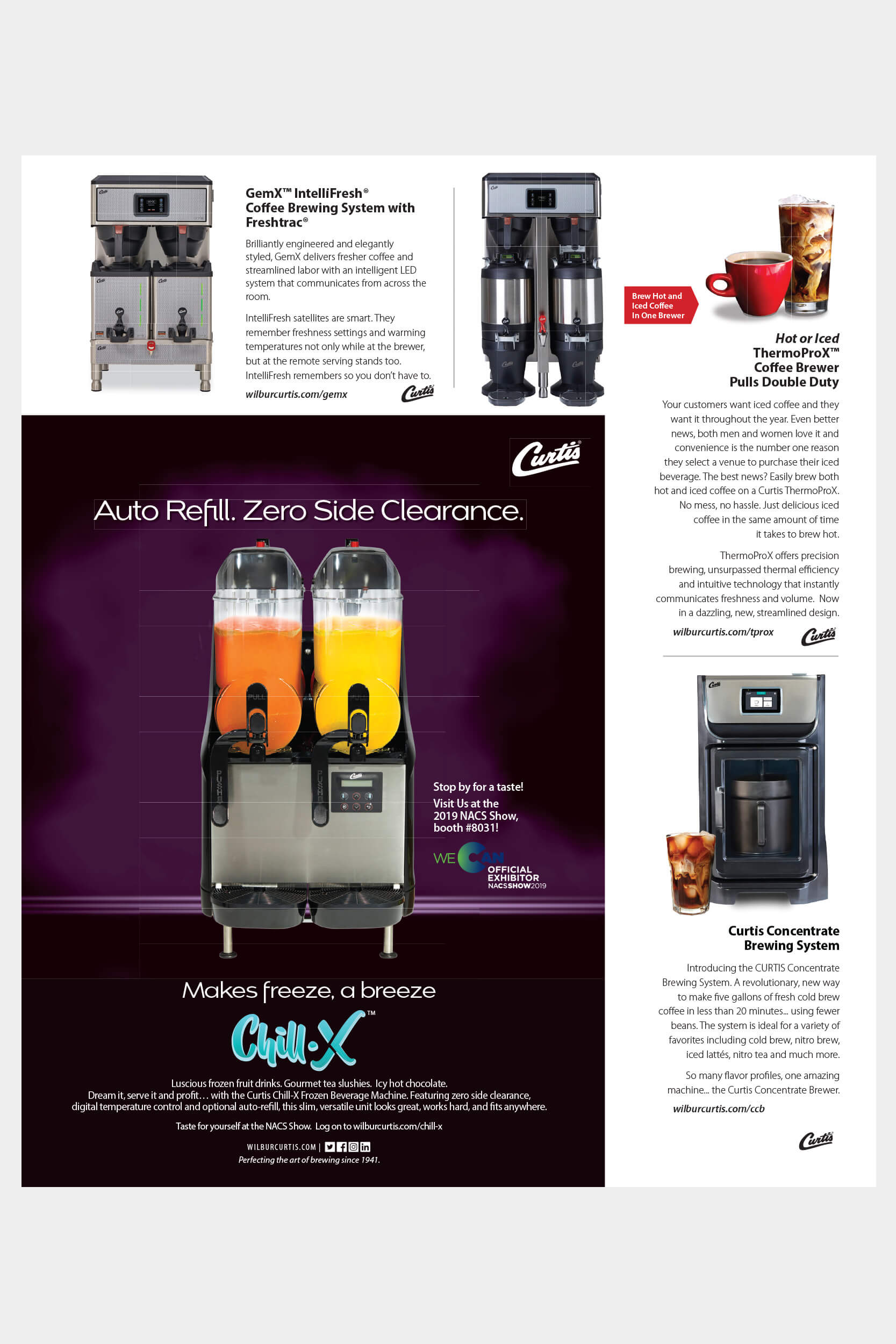 Curtis ChillX Frozen Beverage Machine Advertorial