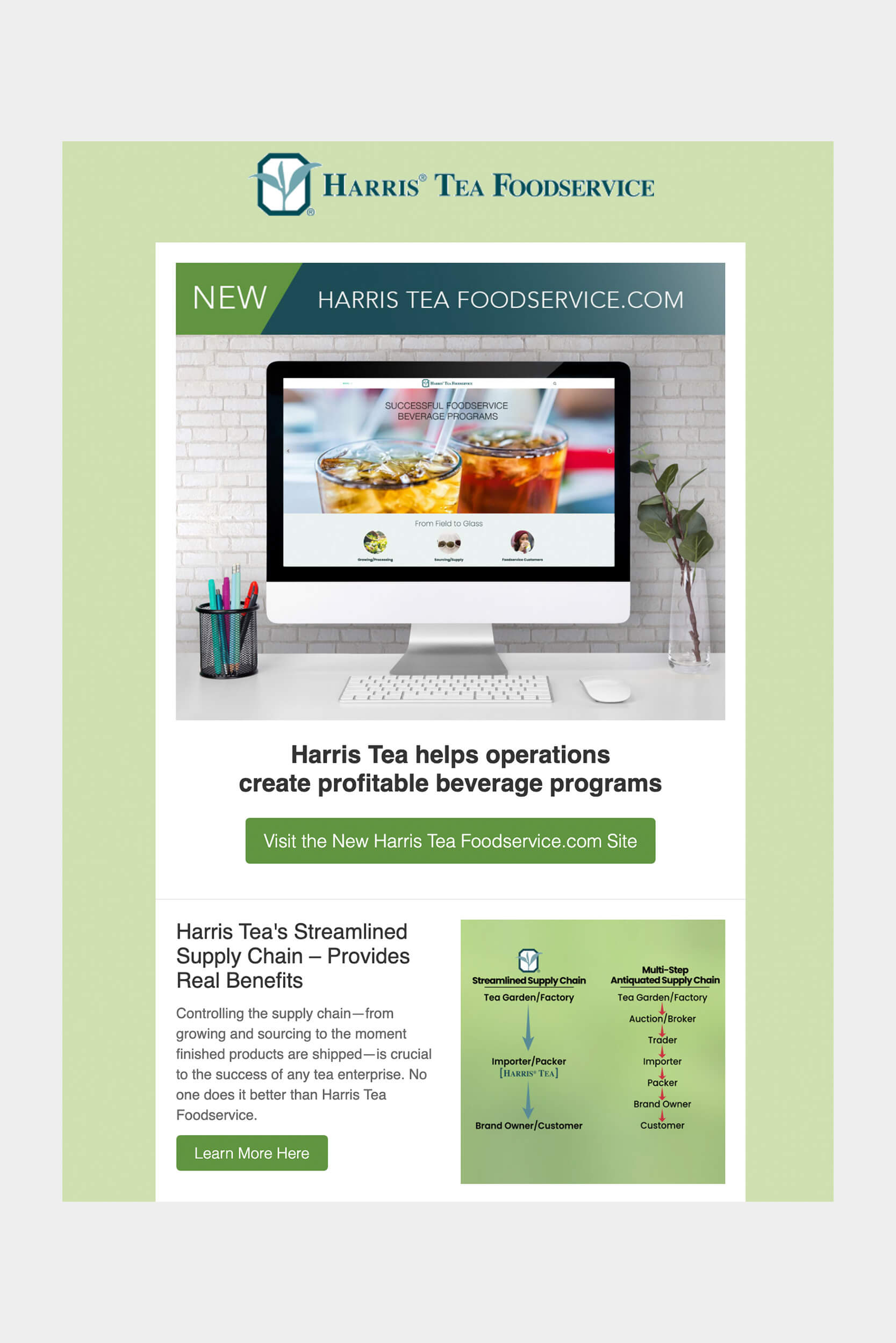 Harris Tea HTML
